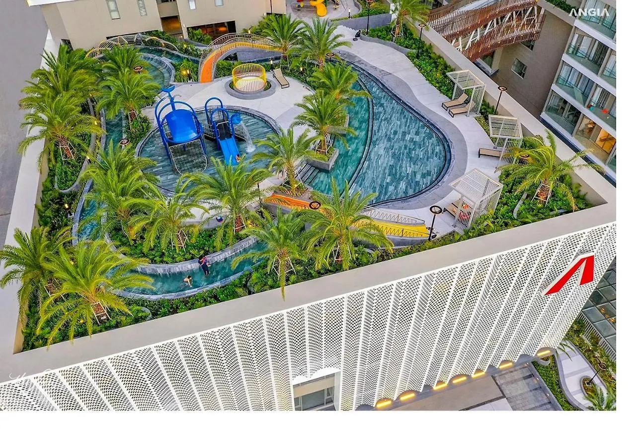 Homestay Cua Song- Can Ho 1Pn Master Lon 2 Giuong Co Balcony - Bai Sau 붕타우 아파트