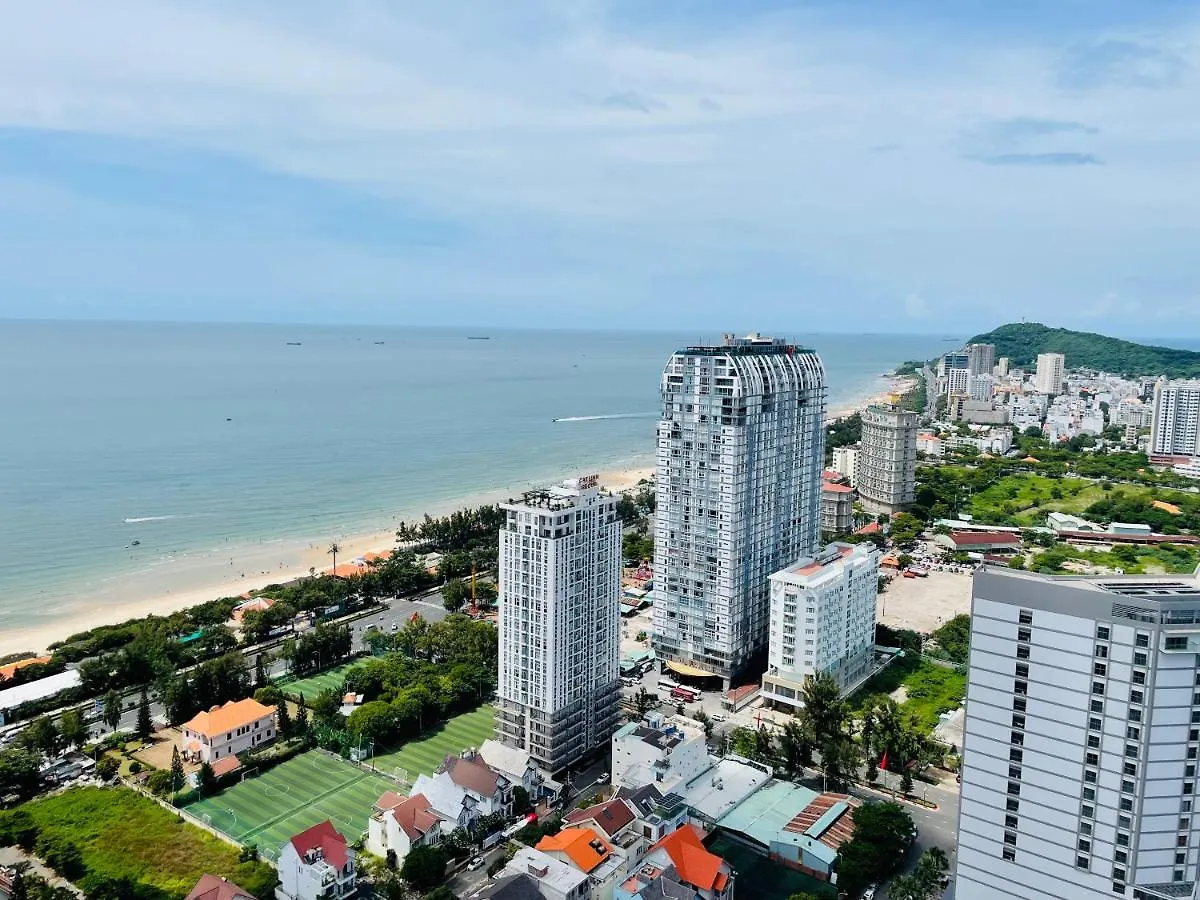 Homestay Cua Song- Can Ho 1Pn Master Lon 2 Giuong Co Balcony - Bai Sau וונג טאו